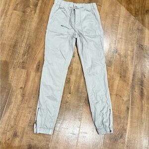 Women’s Gray Khaki Jogger Pants